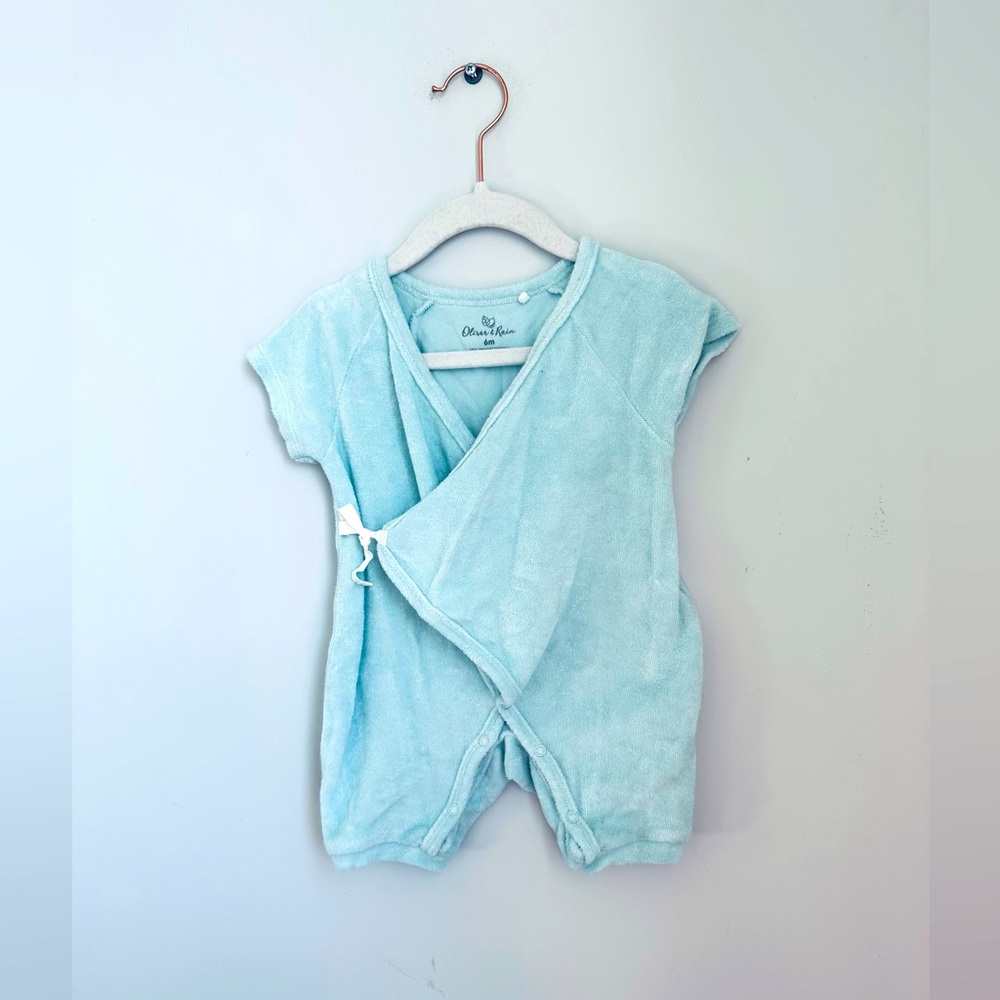 Oliver & Rain Terry Kimono Romper